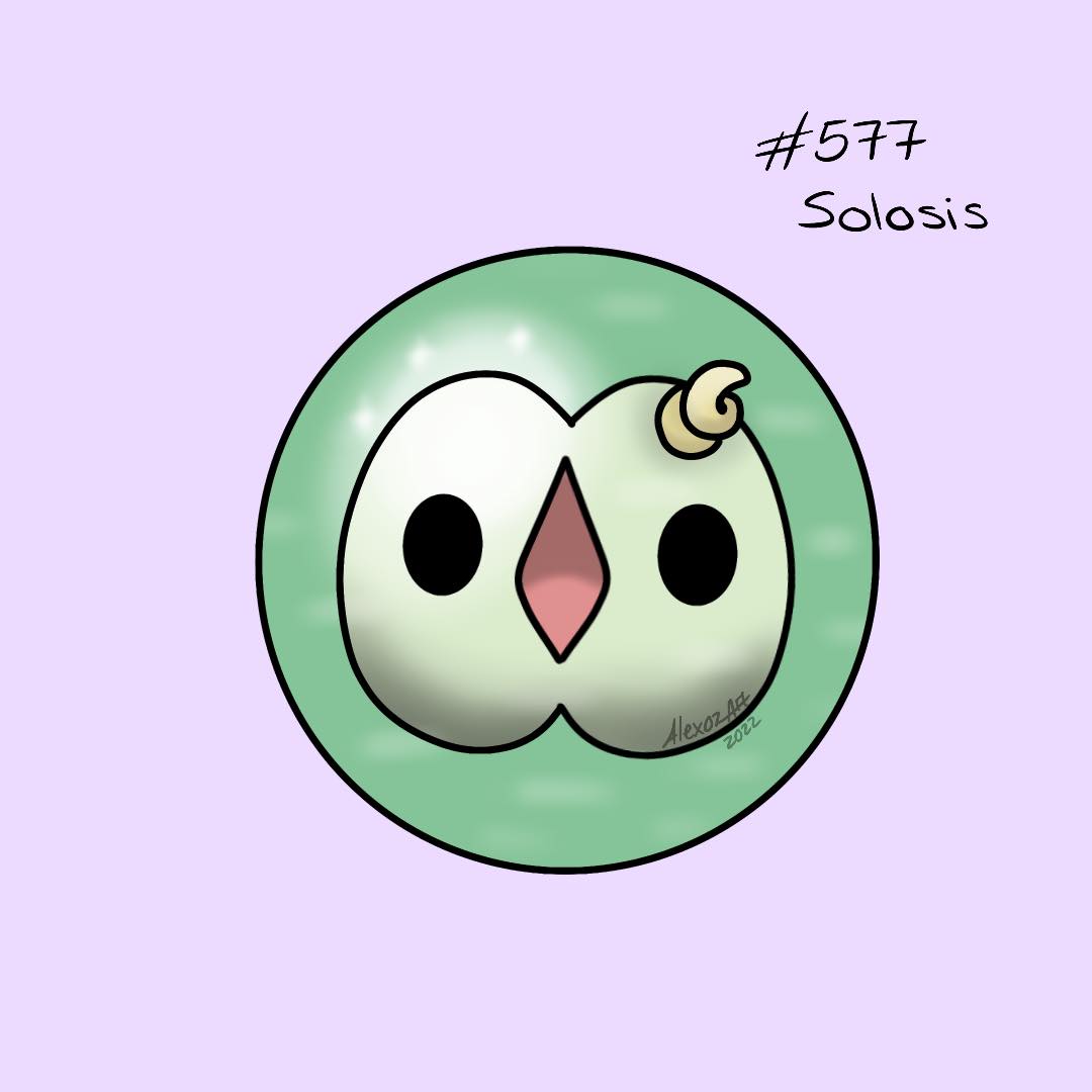 Pokemon #577 - Solosis by AlexozArt on DeviantArt