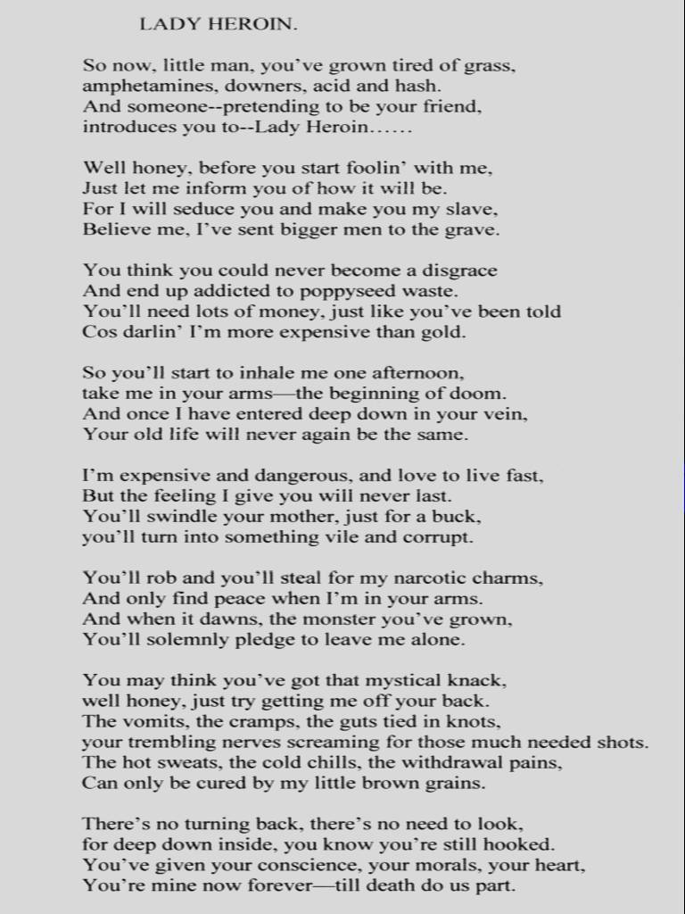 LADY HEROIN by Thelma1