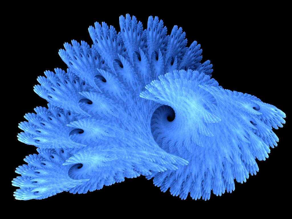 Twisted Blue Wing by Thelma1