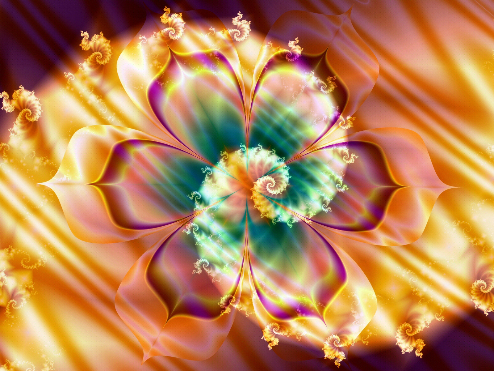 Flower and Fire Spiral