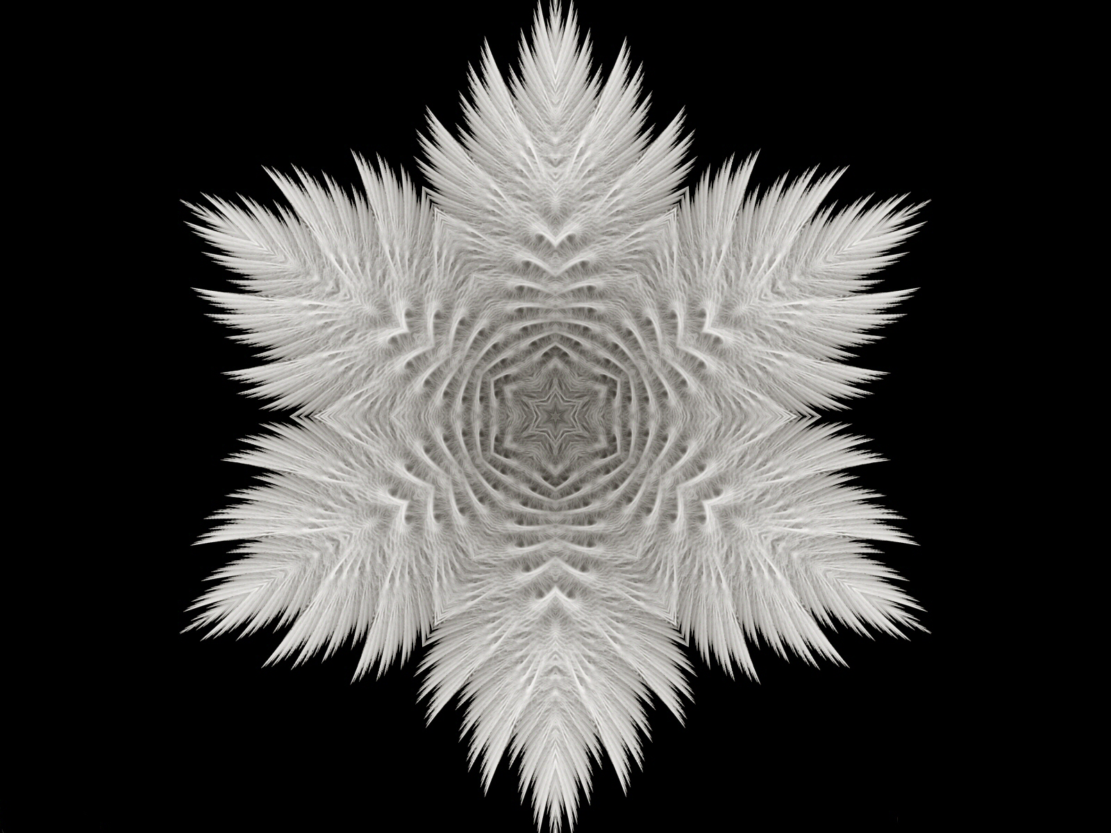 Fractals In Snowflakes