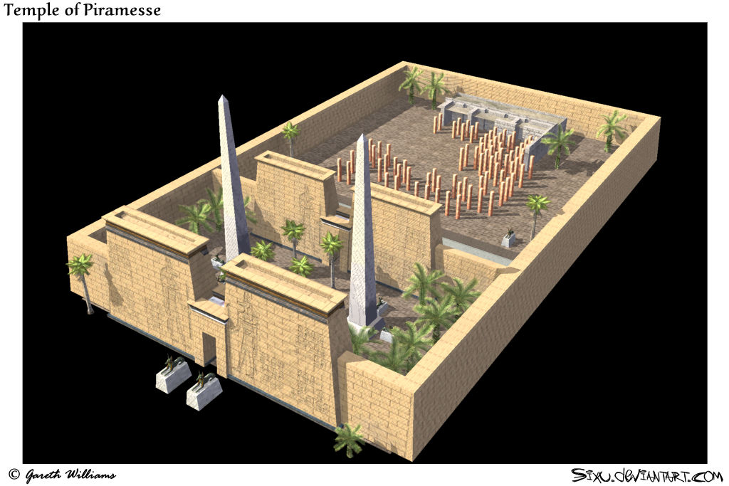 Temple of Piramesse by SixU on DeviantArt