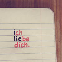 ich LIEbe dich.