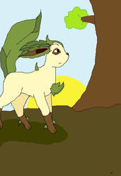 Leafeon with Paint