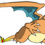 Charizard in flight