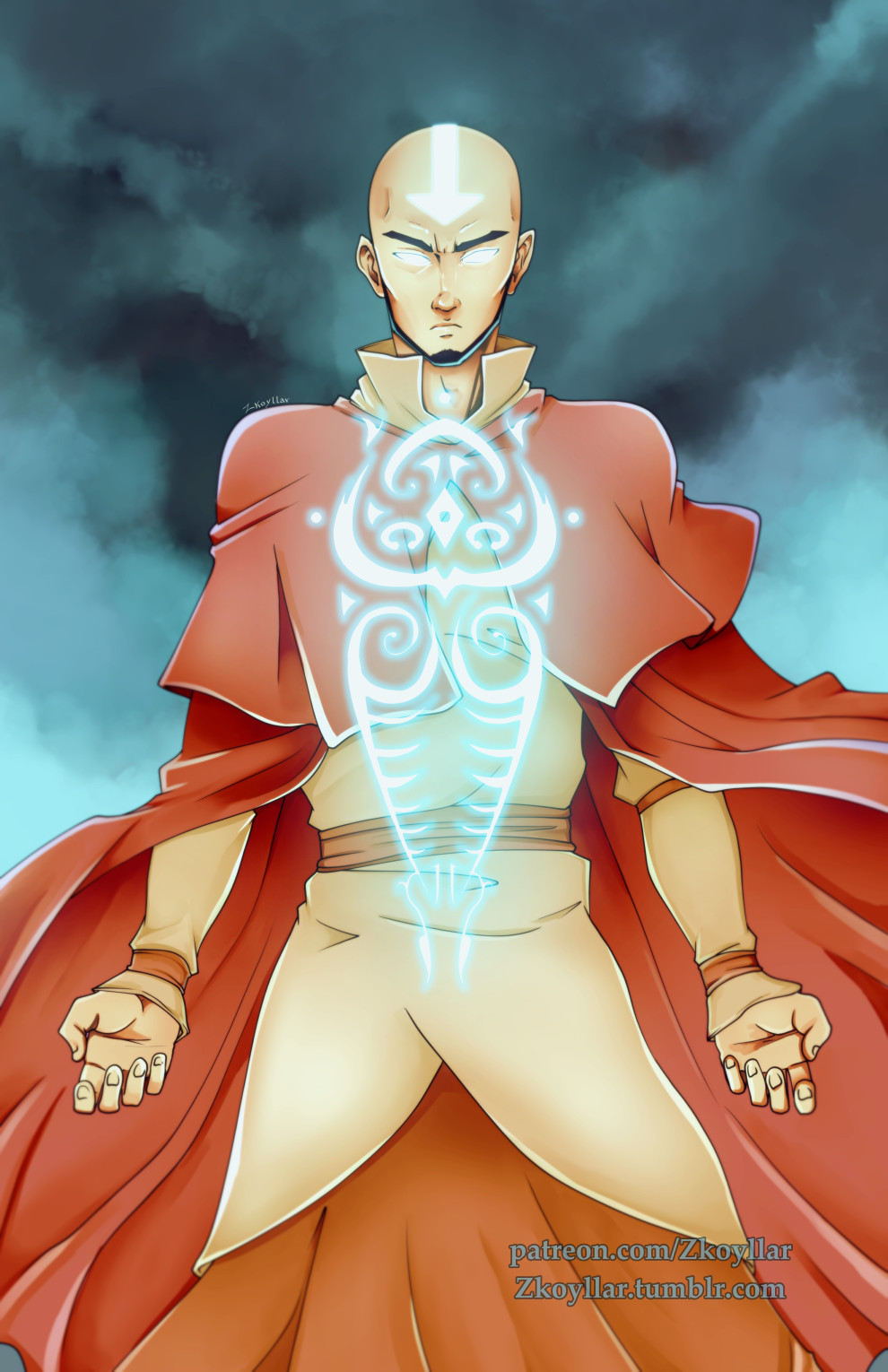 Raaava Aang and Raava by zkoyllar on DeviantArt