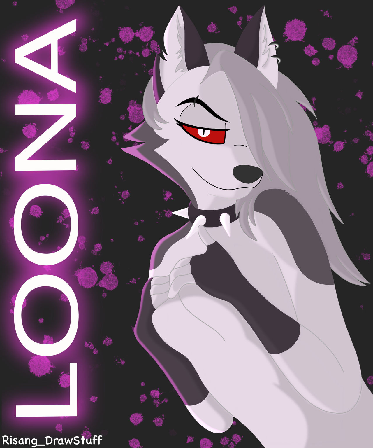 Loona Rage Loona by RisangDrawStuff on DeviantArt