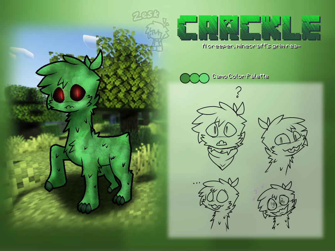 Creeper Minecraft Oc at Harold Case blog