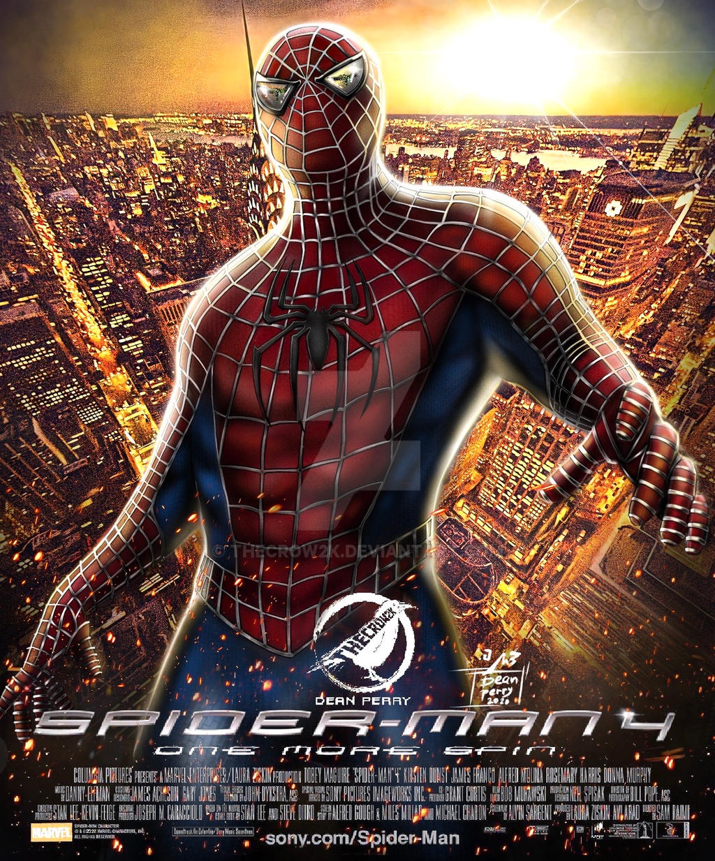 Sam Raimis SpiderMan 4 Artwork Poster by TheCrow2k on DeviantArt
