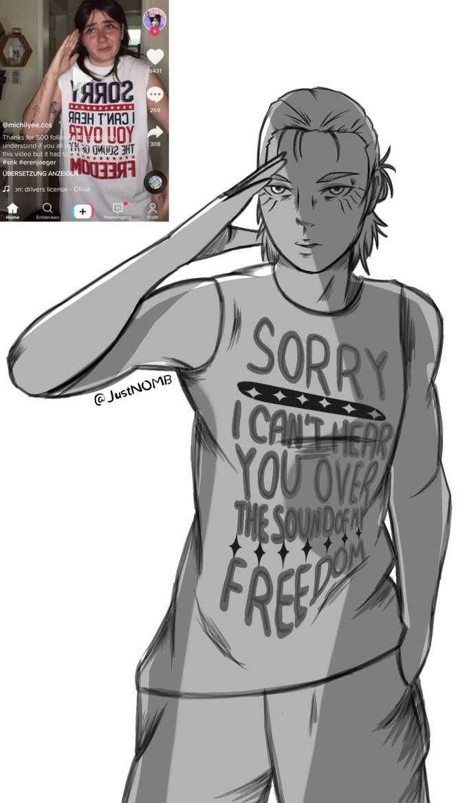 AOT/SNK - Eren and his Freedom (Doodle/Sketch) by JustNOMB on DeviantArt