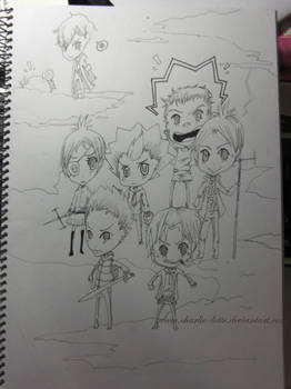 vongola guardians chibi sketch