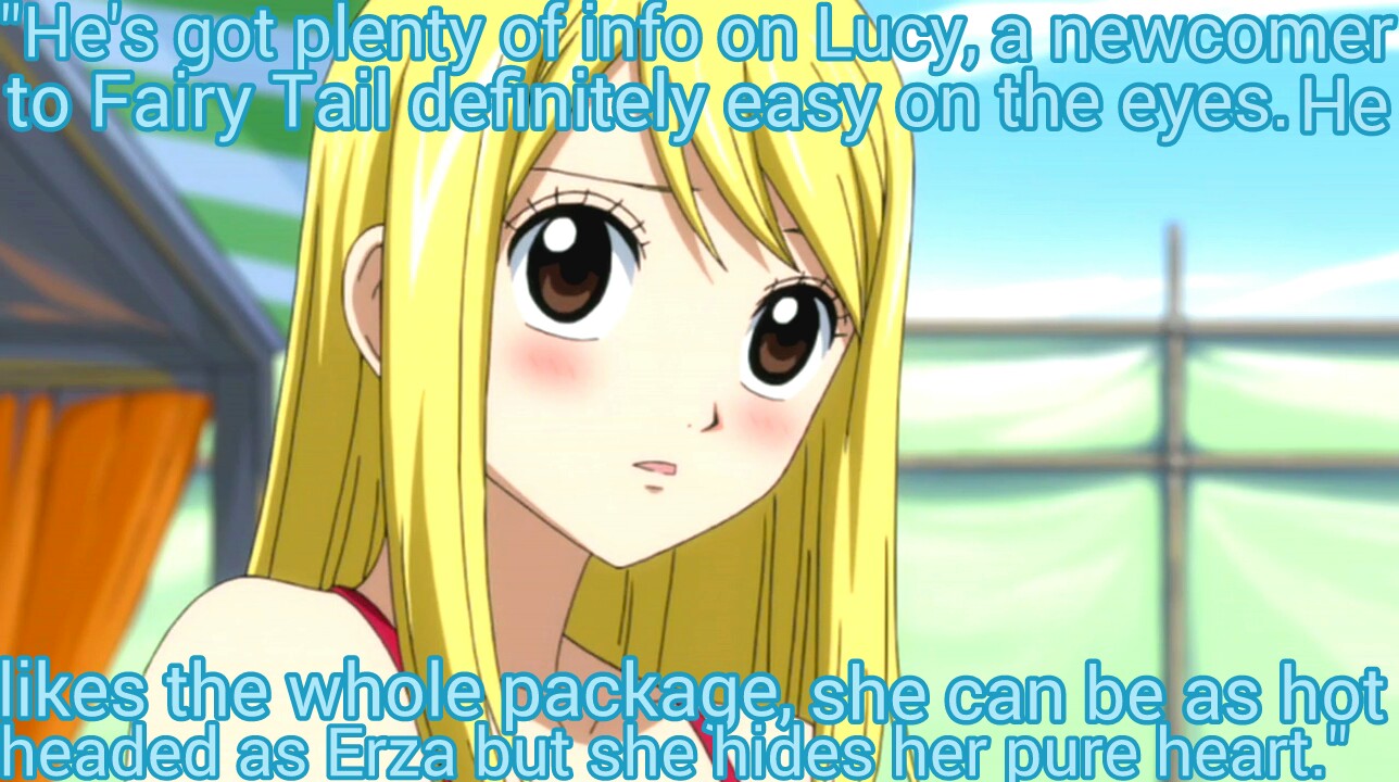 Fairy Tail quote - Gemini Gray's thoughts on Lucy