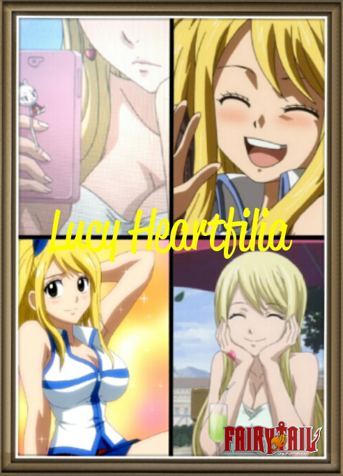 Fairy Tail ~ Lucy {framed picture, with logo}