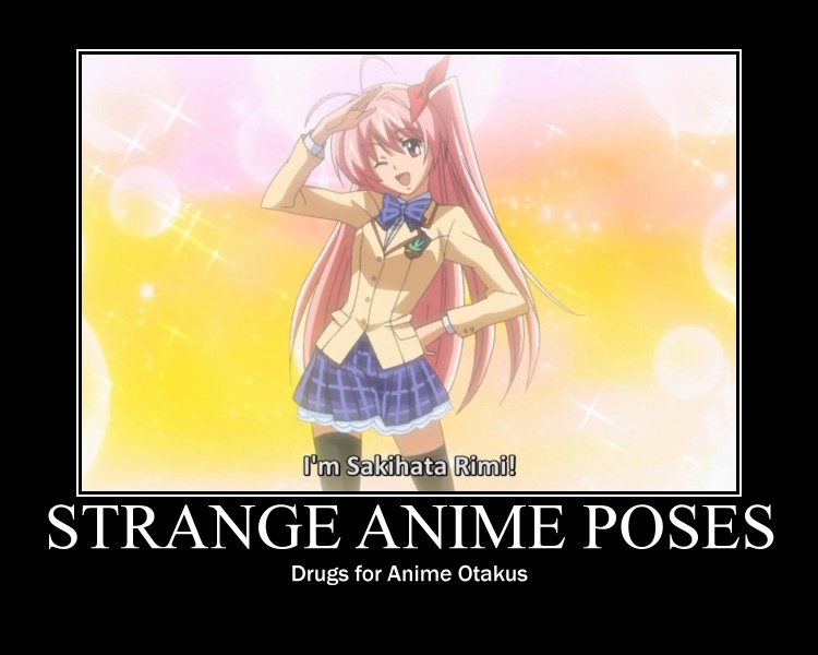 Strange anime poses by Ritoshi-Uenohara on DeviantArt