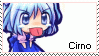 cirno by touhoustamps