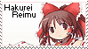 hakurei reimu by touhoustamps