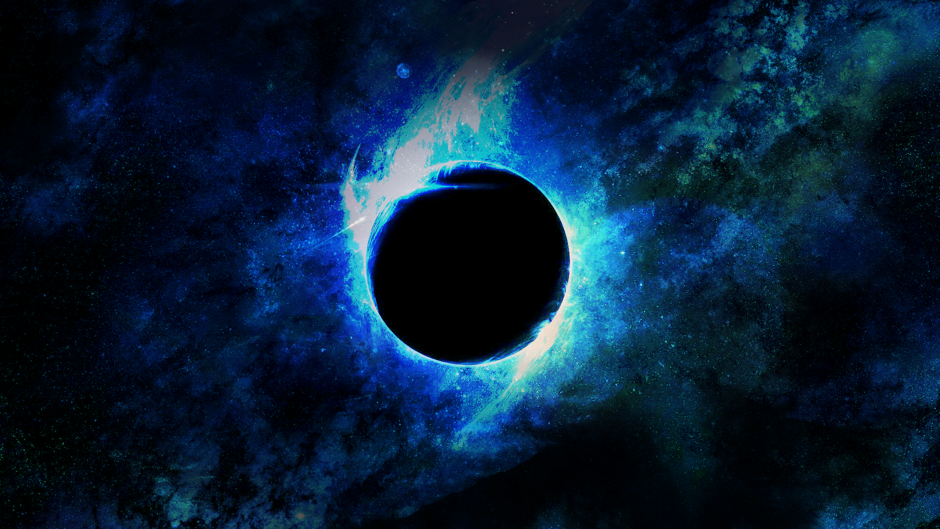 Background: Blue Black Hole (F2U) by RandomnessRandom on DeviantArt