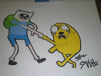 Soncho Draws #2 - Finn and Jake