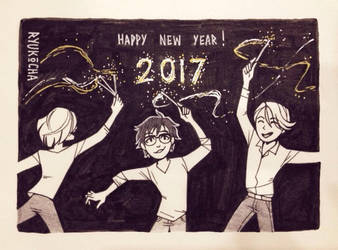 Hasetsu Fireworks - Happy 2017!