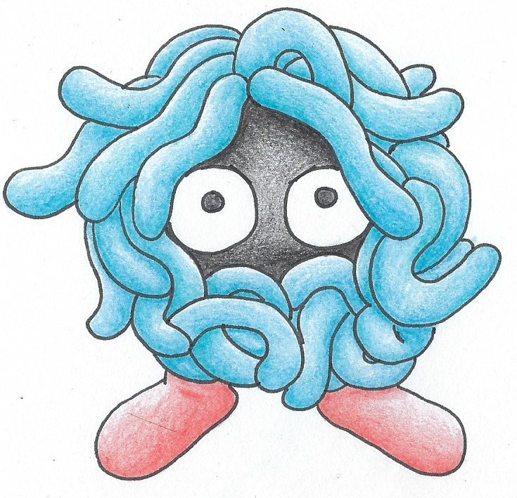 Very angry blue noodle by Iuncuse on DeviantArt