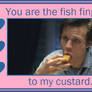 Doctor Who Valentine: Fish Fingers and Custard