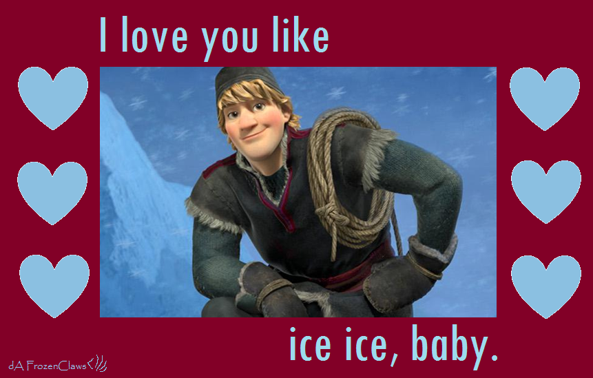 A Frozen Valentine: Love you like ice ice baby