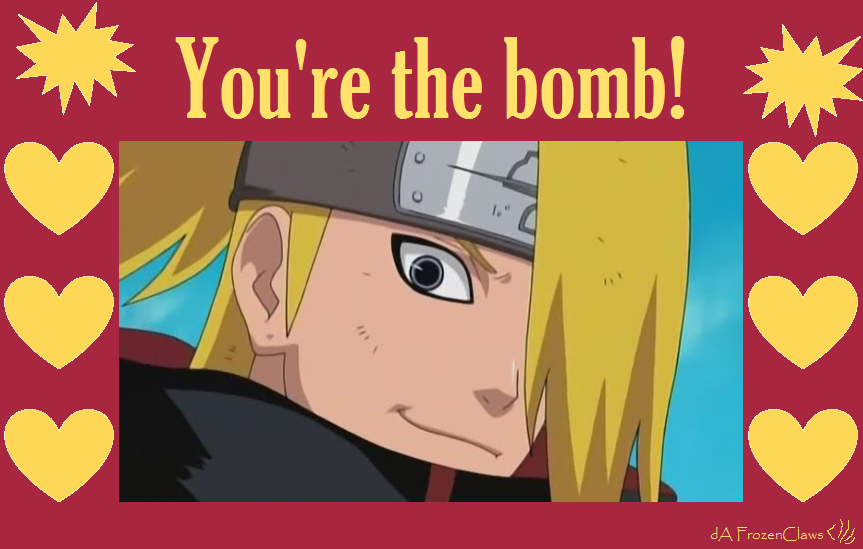 Naruto Valentine: You're the Bomb!