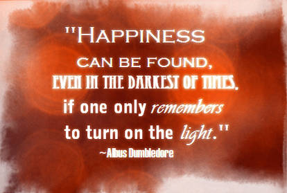 happiness can be found...