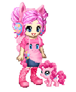 Pixel Human Pinkie Pie