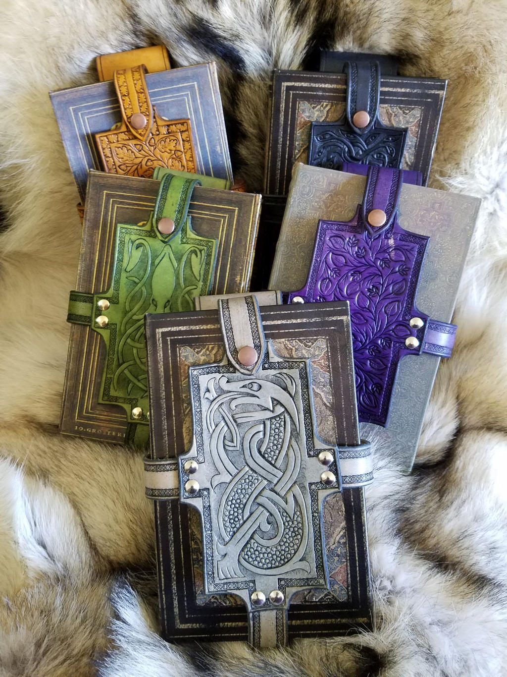 Leather Book Holsters by AThousandRasps
