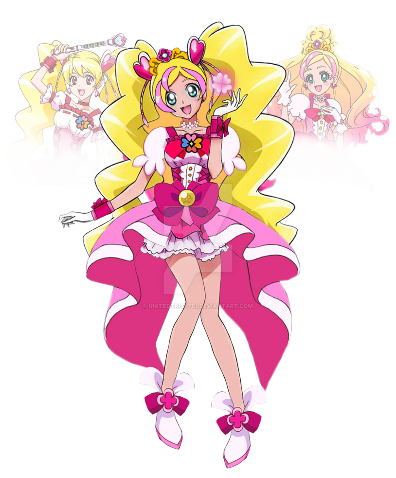 Fusion Request: Cure Flourishing Peach by unitedtribute1 on DeviantArt