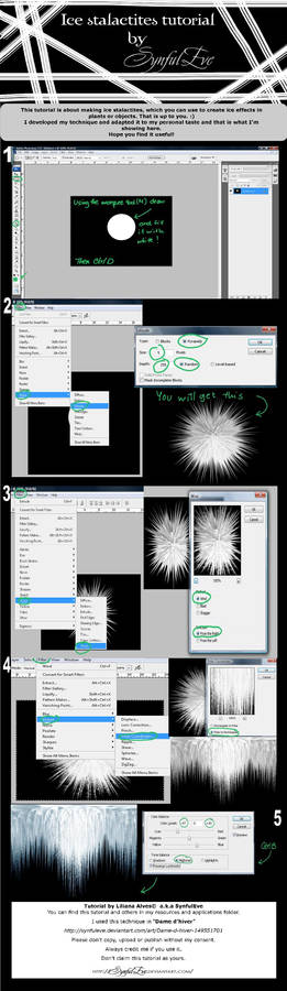 Ice stalactites Tutorial