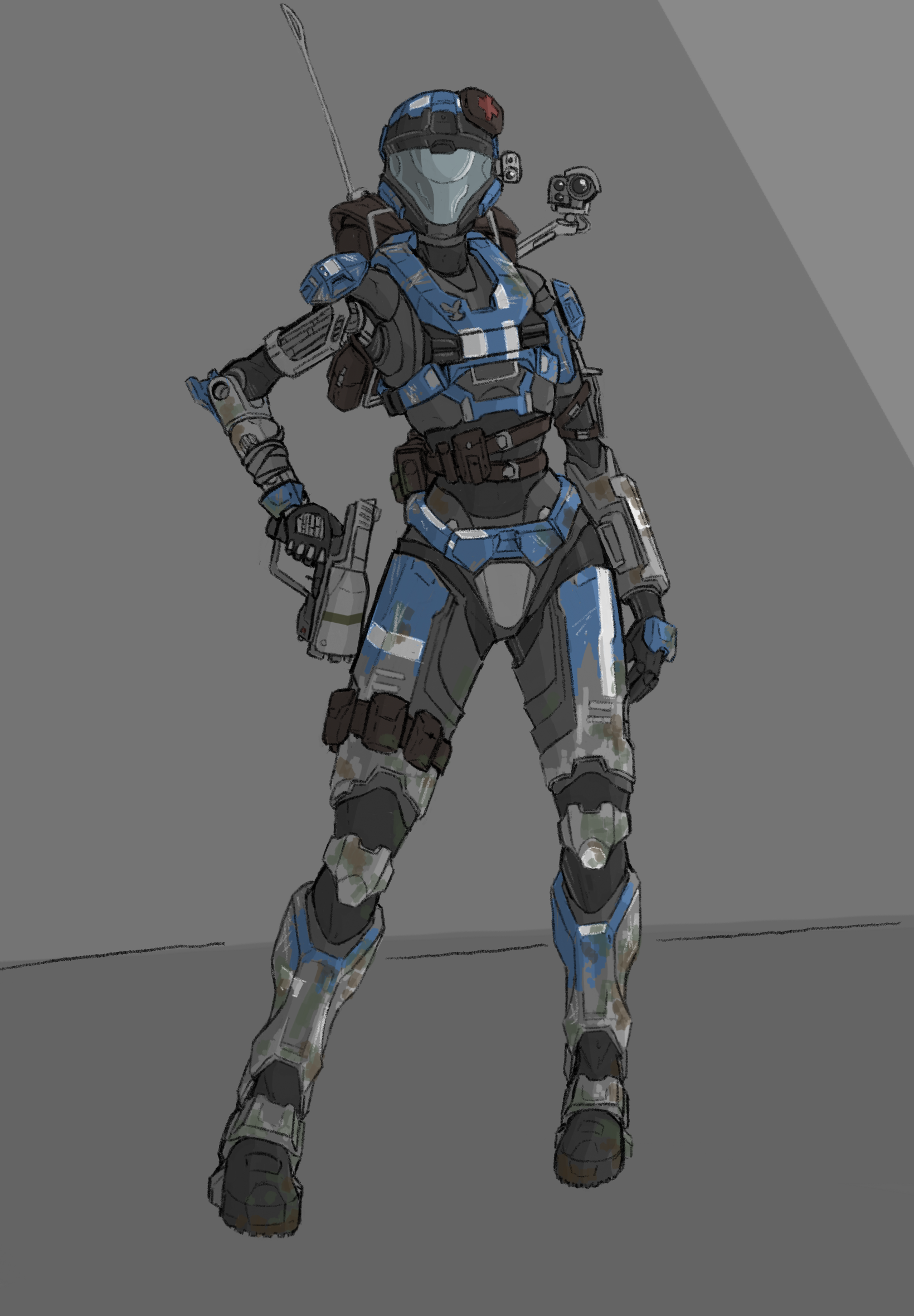 Halo Reach Kat by DotEqualsDotDot on DeviantArt