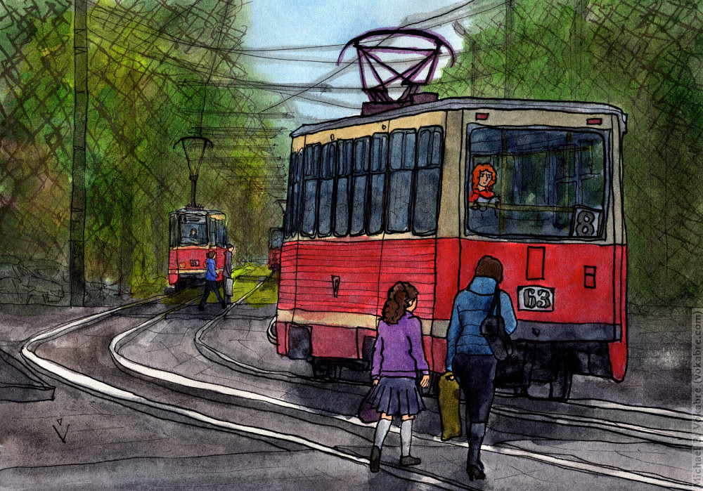 Omsk, Tramways