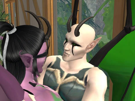 Mal'Ganis (warcraft) in sims 2