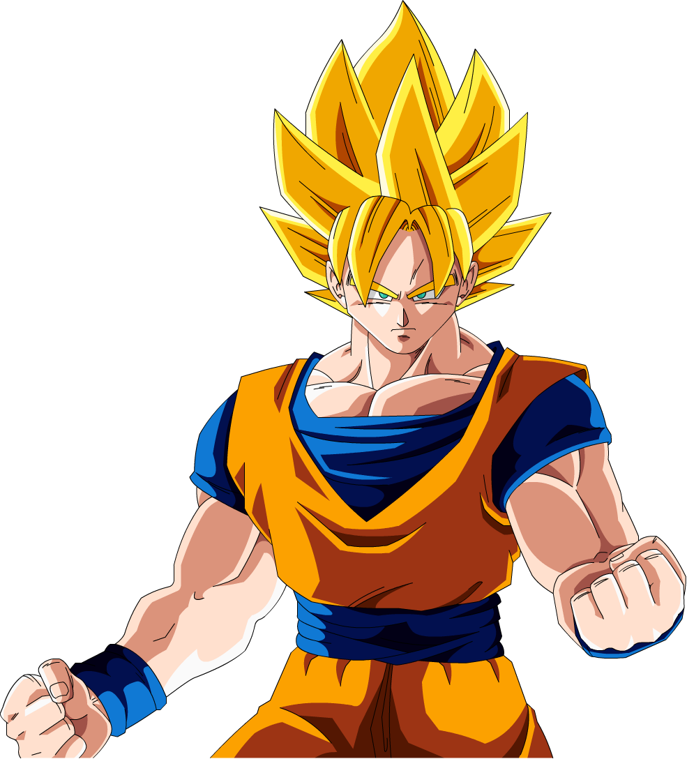 Goku SSJ (Redrawn)