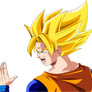 Goku Ready for Battle (Redrawn)