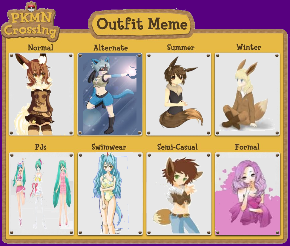 Kitta's Outfit Meme - Eevee