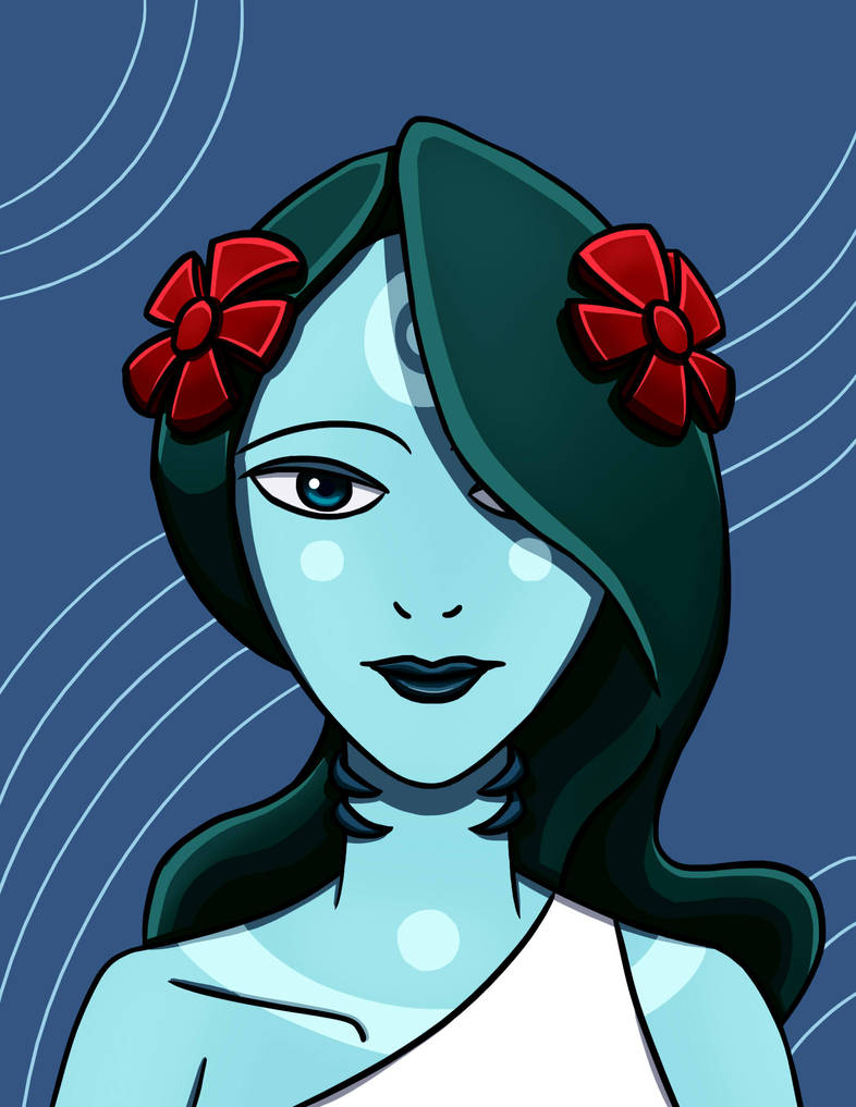 Alani Portrait (Lineart) by KellyNewbie on DeviantArt