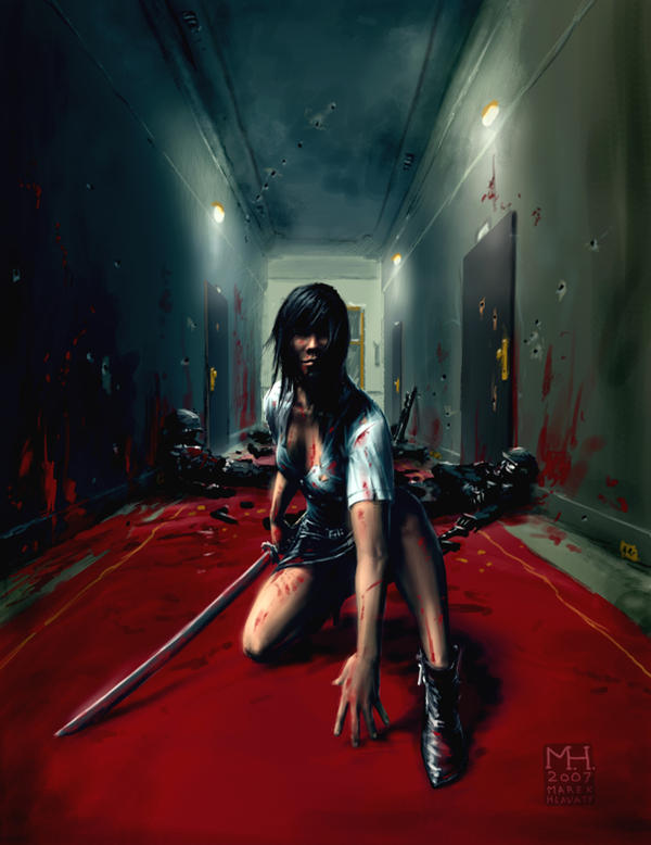 Саяка яндере арт. Аниме девушка с катаной. Лью наёмный убийца аниме. Арты девушек убийц. Аниме убийца демонов микото.