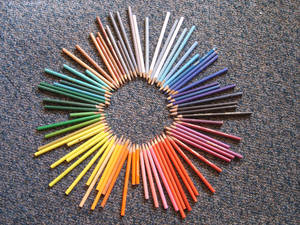 Colored Pencil Wheel