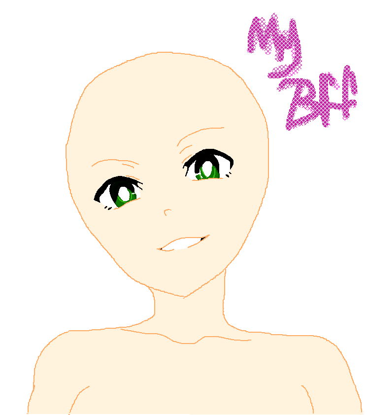 Embarrassed anime girl base