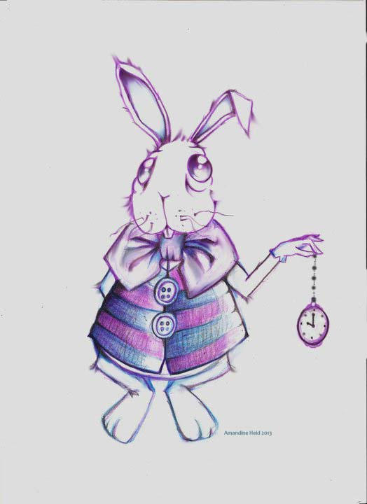 Rabbit from Wonderland by AmandineHeid on DeviantArt