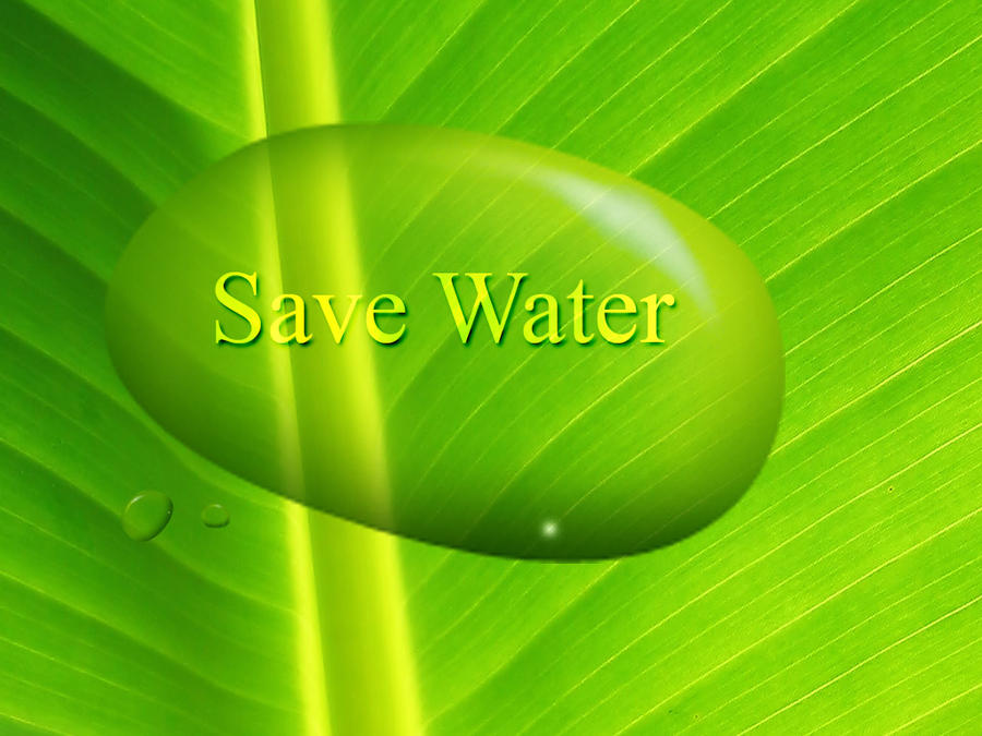 Save water