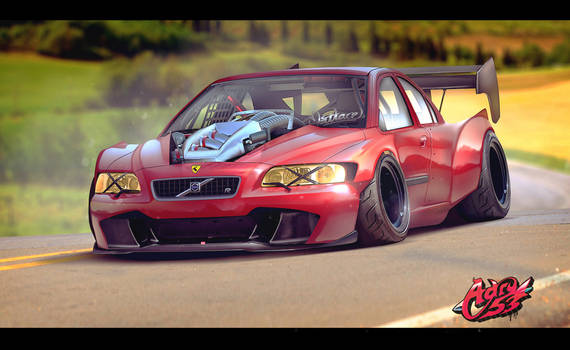 [Commission Work] Volvo S60R on Steroids