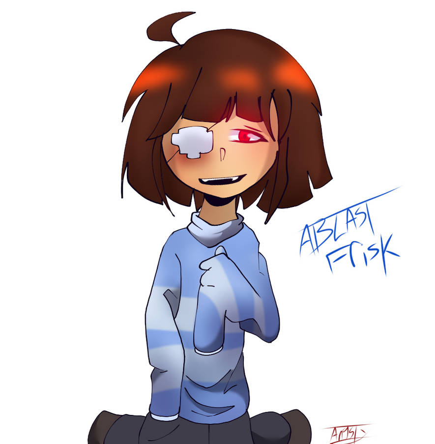 Fallbacktale Frisk AblastTale frisk fanart by handiebandie on DeviantArt