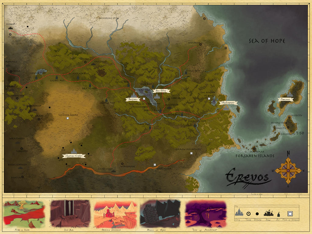 Erevos World Map by kate2192 on DeviantArt