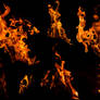fire and flames stock