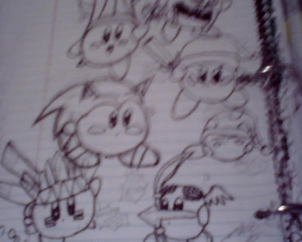 A (blurry) kirby collage