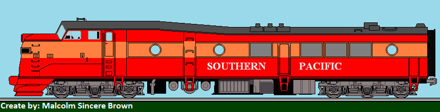 Deviantart Sp Train RSP-11 Southern Pacific by Hjck1977 on DeviantArt